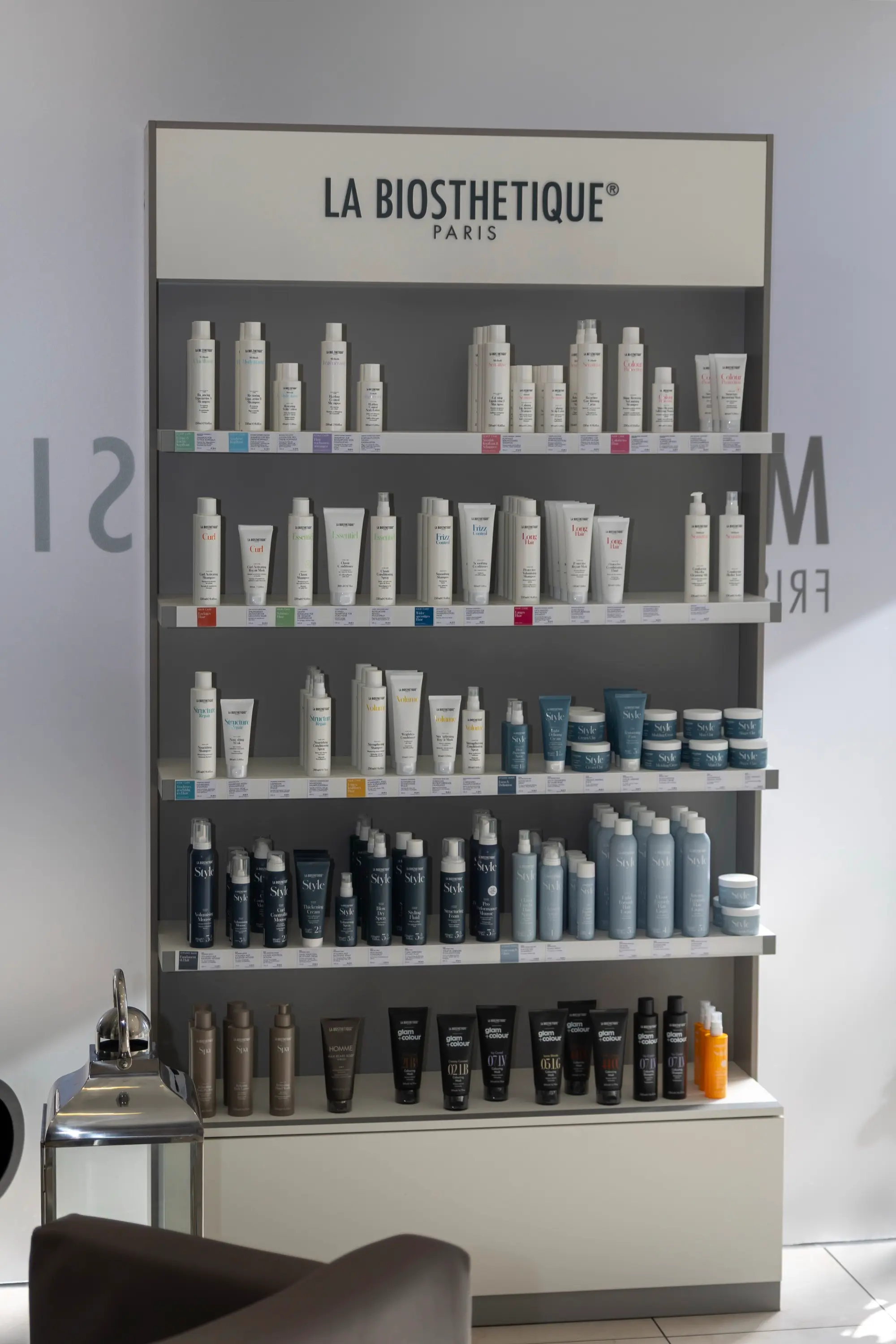 La Biosthétique Produktauswahl zum Kauf im Salon Mario Dessi, Schulstraße Eingang, Viernheim