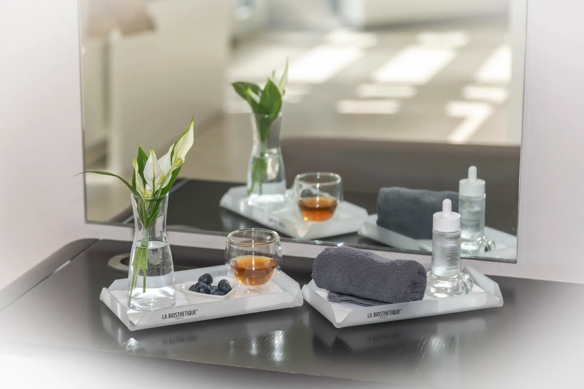 Willkommens-Tablett für kleine Gäste bei Mario Dessi Friseure Viernheim